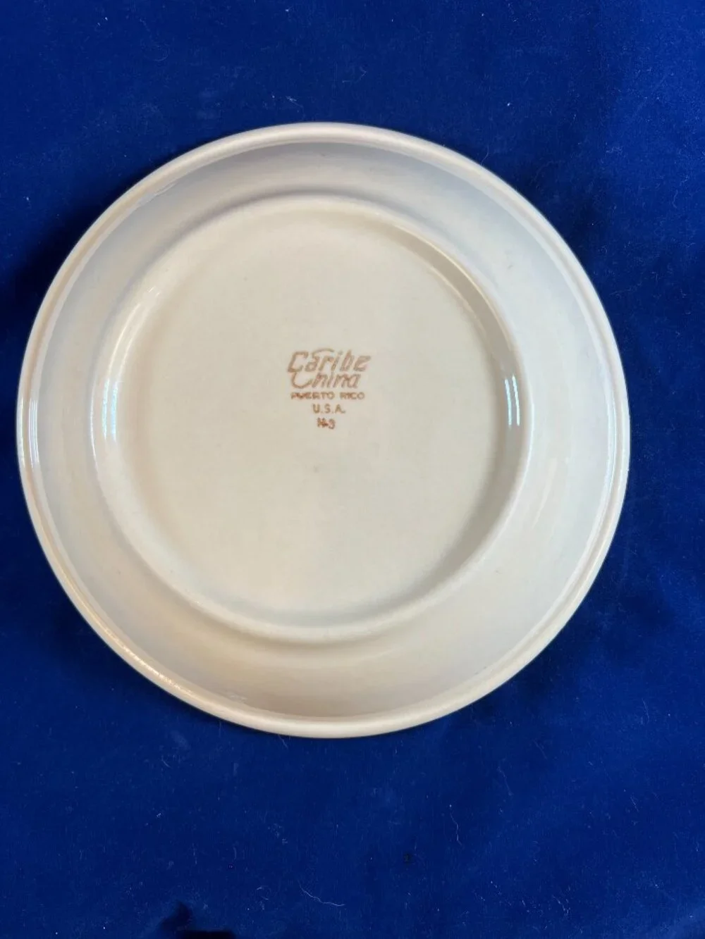 Set of 5 Vintage 1950's Caribe China 7.5